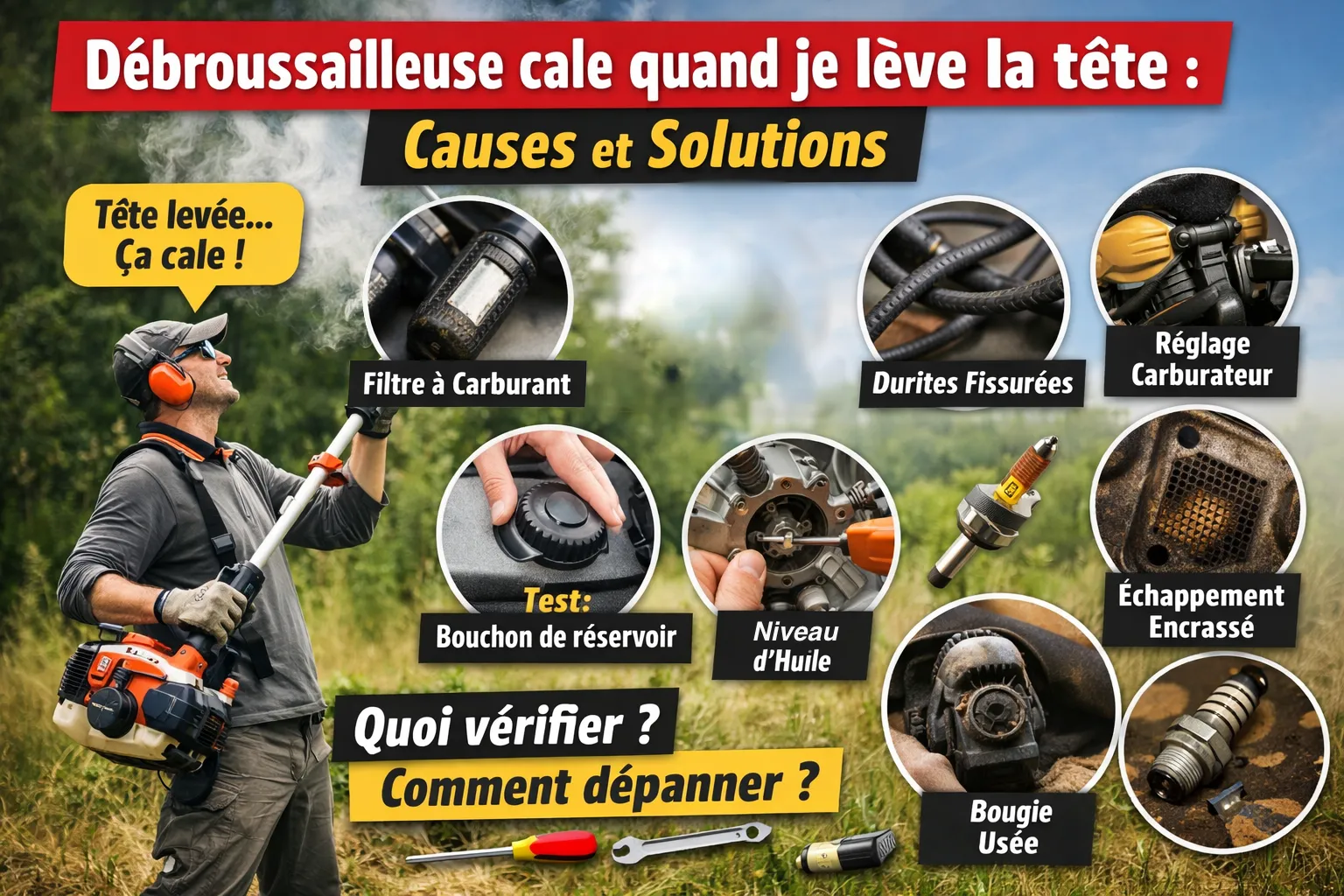 debroussailleuse cale